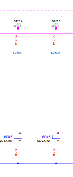 Wiring diagram - relay control